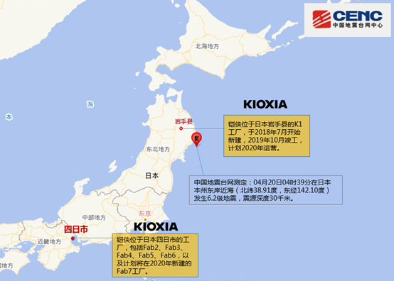 日本岩手 宫城县外海发生6 1级地震 未引发海啸 估对铠侠工厂影响较小